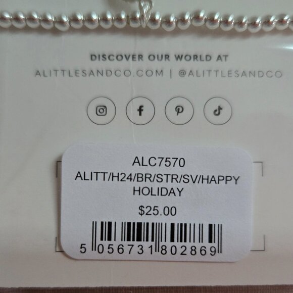 Happy Holidays Heart Bracelet NWT - Picture 5 of 5